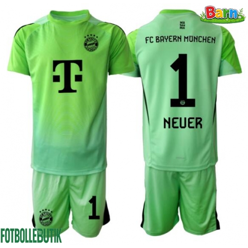 Bayern Munich Manuel Neuer #1 Målvakt Hemmaställ Barn 2025-26 Kortärmad (+ Korta byxor)